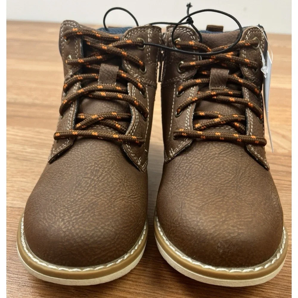 Sonoma Toddler Boys Dakota Boots Boys Size 13 Cognac Zip Close NEW